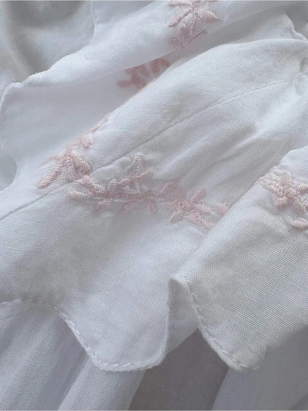 NEW If Only If UK Women’s Frankie Pink Embroidered Nightgown Gown Small Pajamas